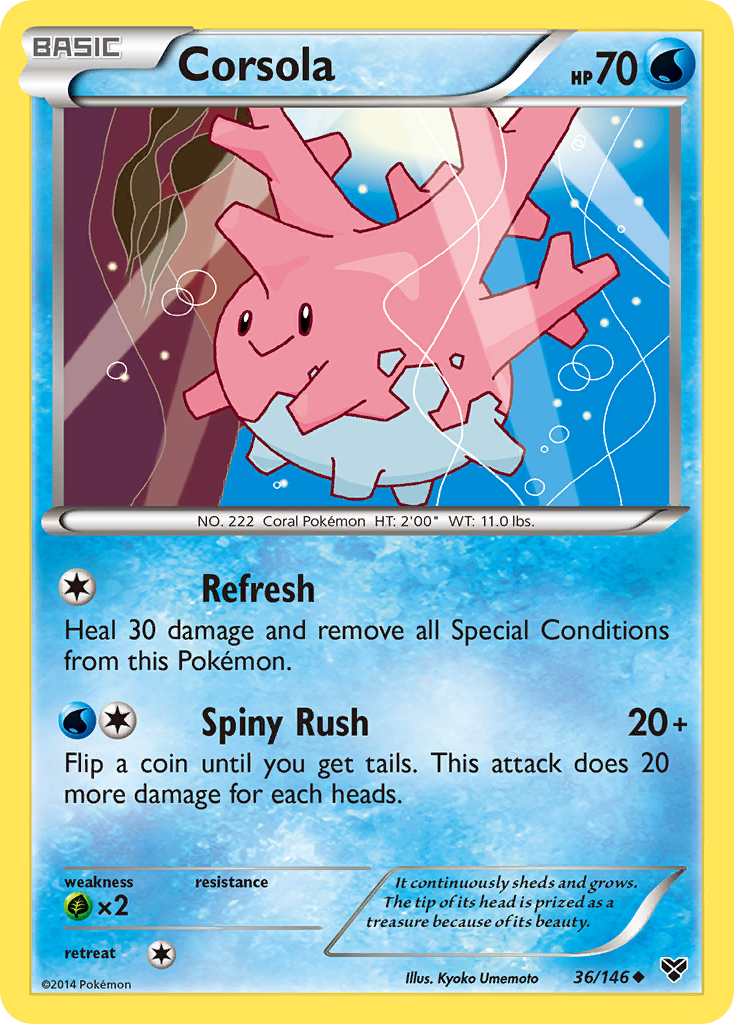 XY Corsola #36/146